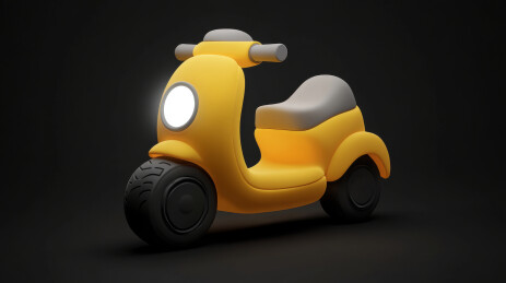 黄色复古小绵羊