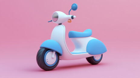 复古蓝色小绵羊