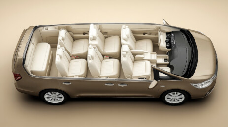 七座商务舱MPV内饰