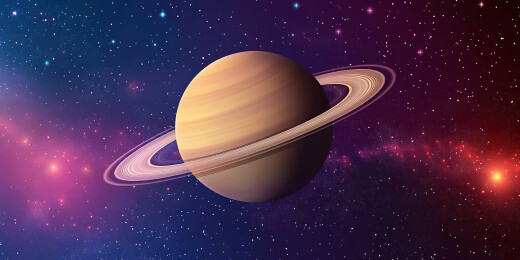 星空背景下的地球