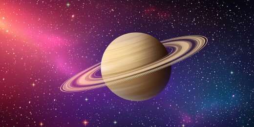 星空背景下的地球