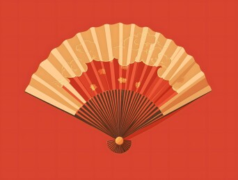 精美的国风扇面