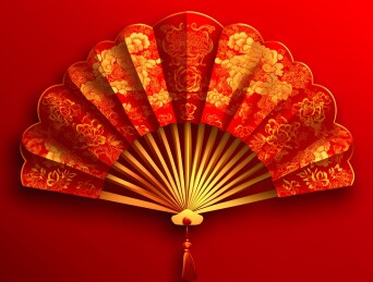 精美的国风扇面