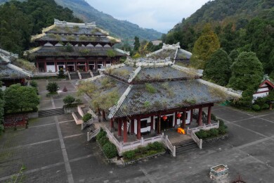 成都大邑鹤鸣山道源圣城
