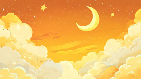 星空与月亮