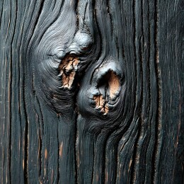 焦黑的木头纹理