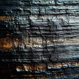 焦黑的木头纹理