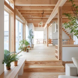 木结构的现代简约日式住宅室内设计