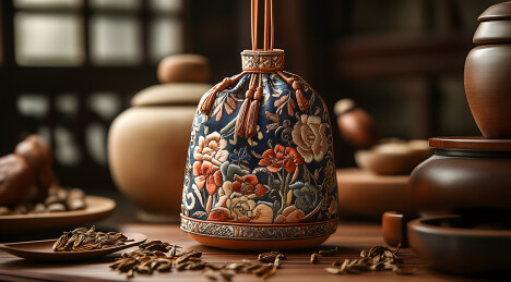 复古香囊中药材