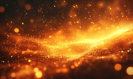 唯美彩色虚化散景与光斑星光粒子背景