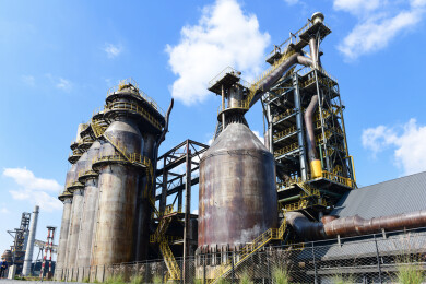 杭钢公园炼钢设备