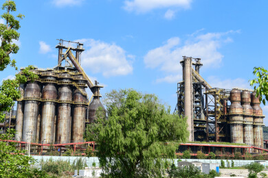 杭钢公园炼钢设备