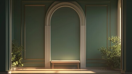 轻奢风产品展示台