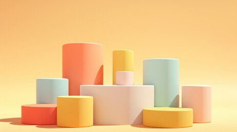 轻奢风产品展示台