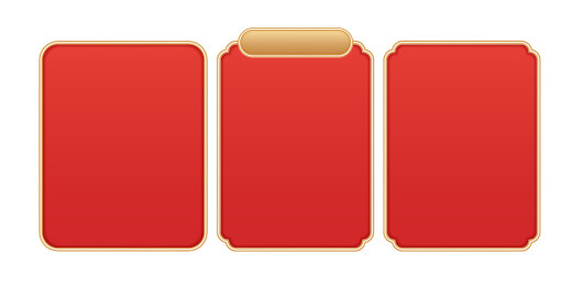 中式边框矢量图