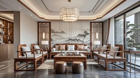 新中式风格客厅