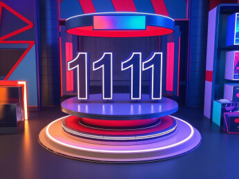 双十一主题商品展示台