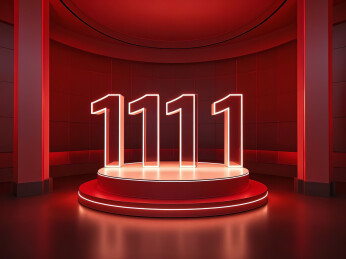 双十一主题商品展示台