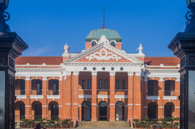 湖北武汉辛亥革命博物院历史建筑风光