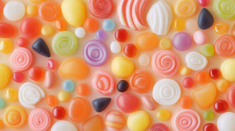 五彩缤纷的糖果背景