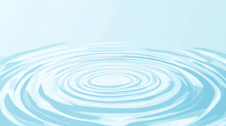 蓝色背景下抽象图案的特写镜头