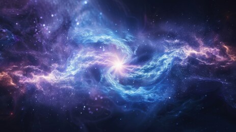 宇宙星云奇观绚丽景象