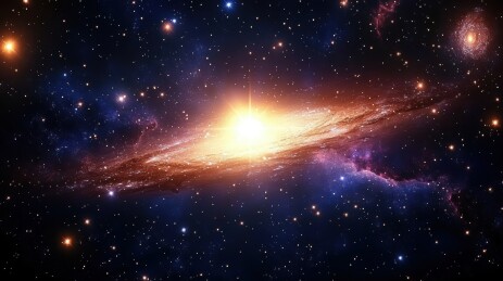 宇宙星云绚丽景象