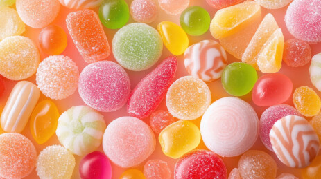 五彩缤纷的糖果