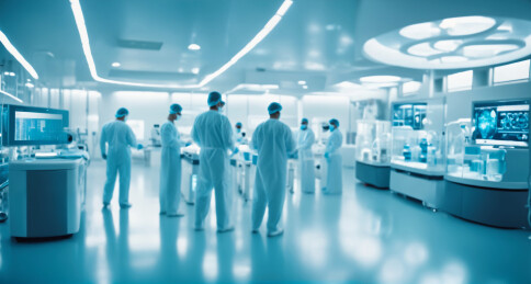 实验室工作场景主题