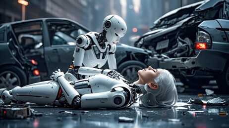 机器人救助人类