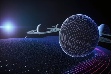 宇宙与数据可视化主题