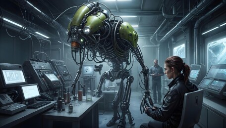 1. 人机融合生物角 2. 生物改造人机