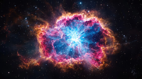 星空银河下的