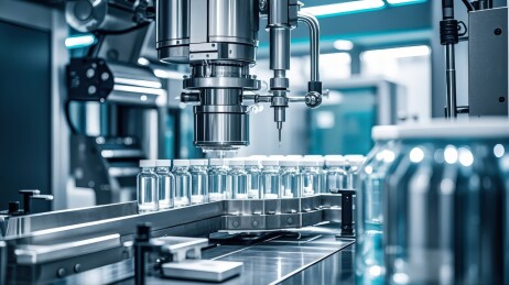 制药工厂的机械臂