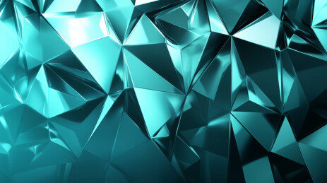 青绿色几何金属质感背景