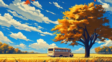 秋日暖阳巴士之旅