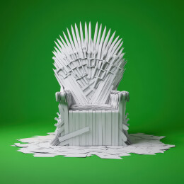 绿色背景宝剑游戏特效沙发座椅宝座王座家居