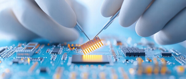 精密电子元件的安装