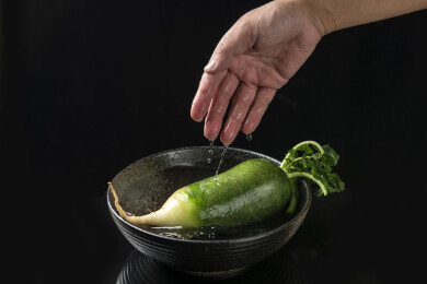 青萝卜特写