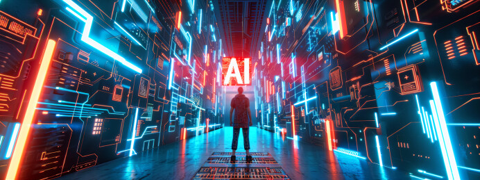科技人工智能AI概念智慧城市插图