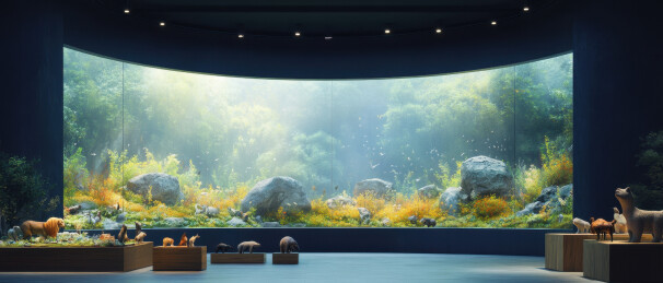 大型水族馆展示
