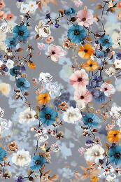 花卉四方连续图