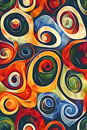 花卉四方连续图