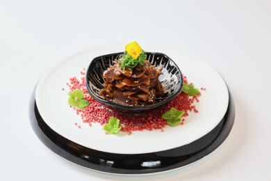 鲜美又软糯的捞汁卤水鸭肾