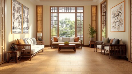 中式风格温馨客厅