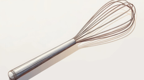 金属打蛋器特写