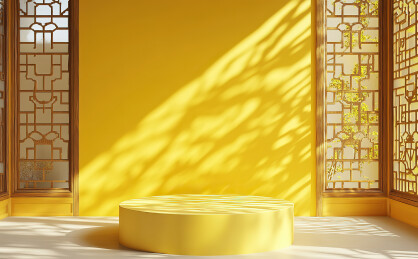 靠墙的空椅子和桌子