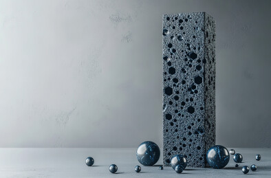 靠墙桌上的装饰特写镜头