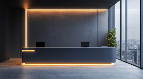 极简接待台