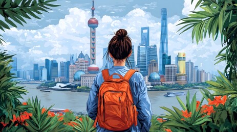 上海滩的旅行者